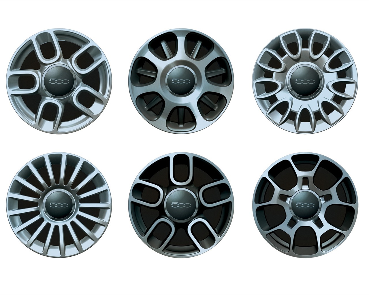 Fiat 500 tapet #7 - 1280x1024