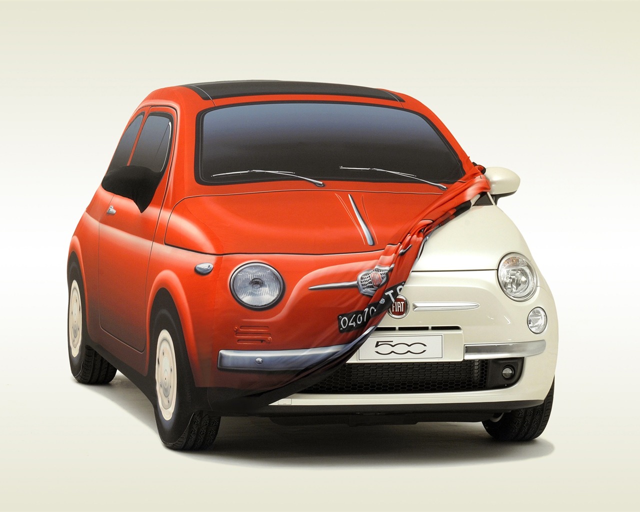 Fiat 500 fonds d'écran #14 - 1280x1024