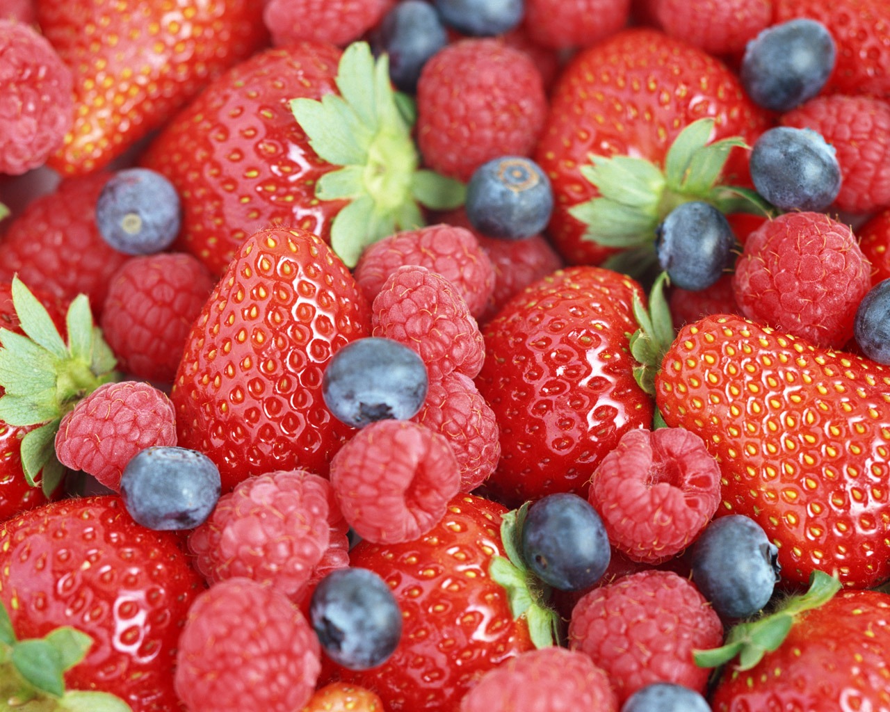 Fond d'écran aux fraises fraîches #14 - 1280x1024