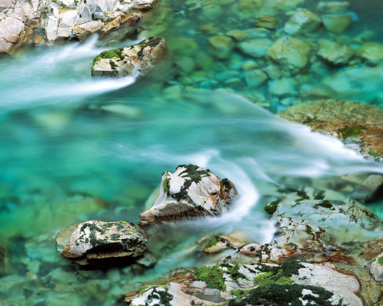 Vodní toky HD Tapety na plochu #37 - 1280x1024
