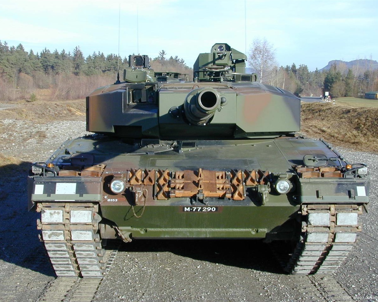 Leopard 2A6 Leopard 2A5 tanque #22 - 1280x1024