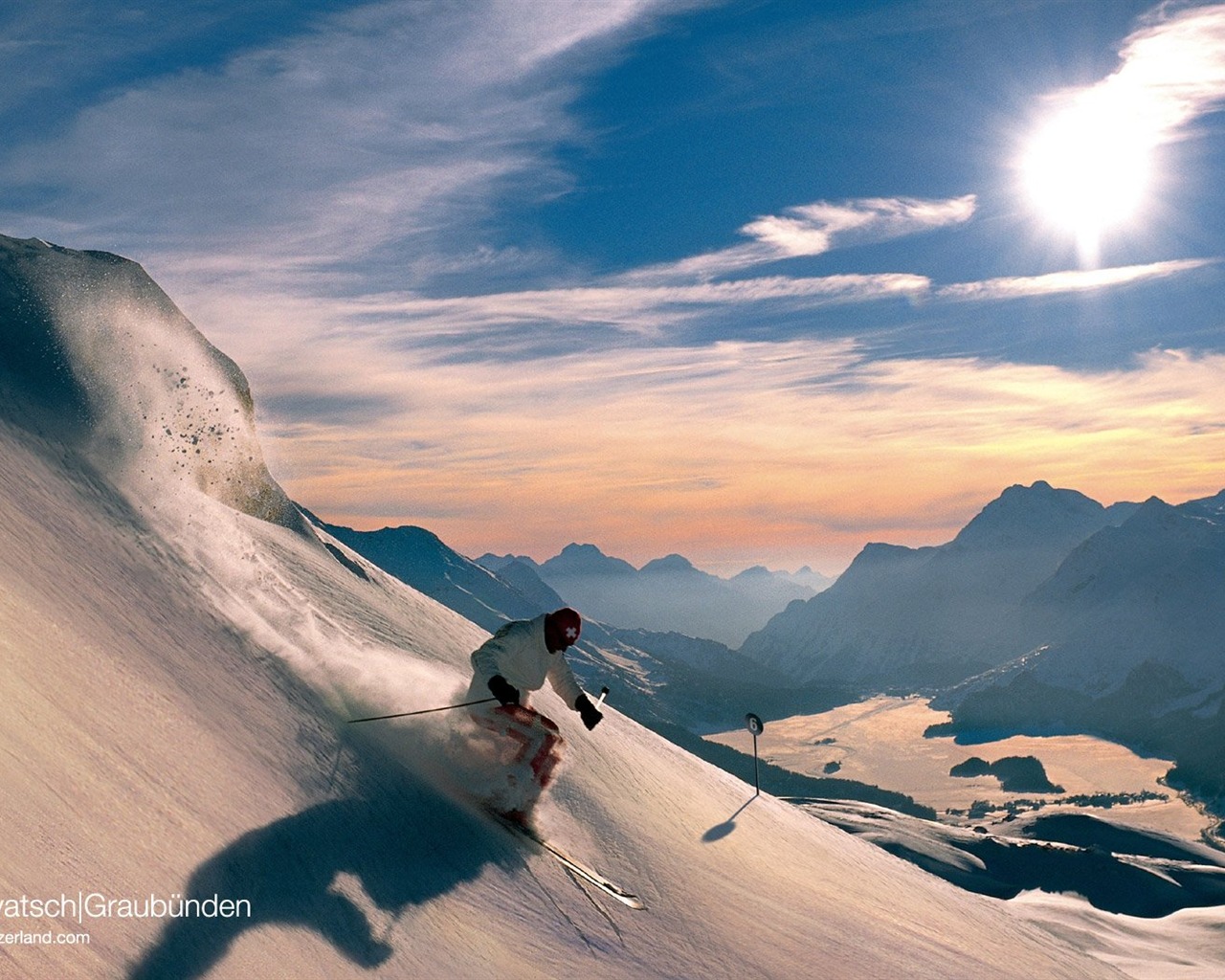 瑞士冬季旅游景点壁纸5 - 1280x1024