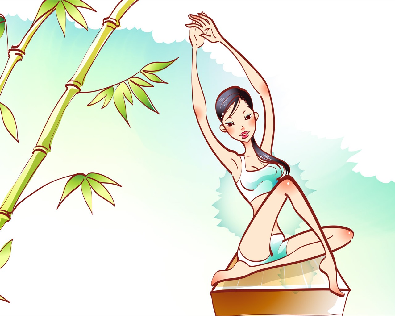 Vector Wallpapers Women's Sports #19 - 1280x1024