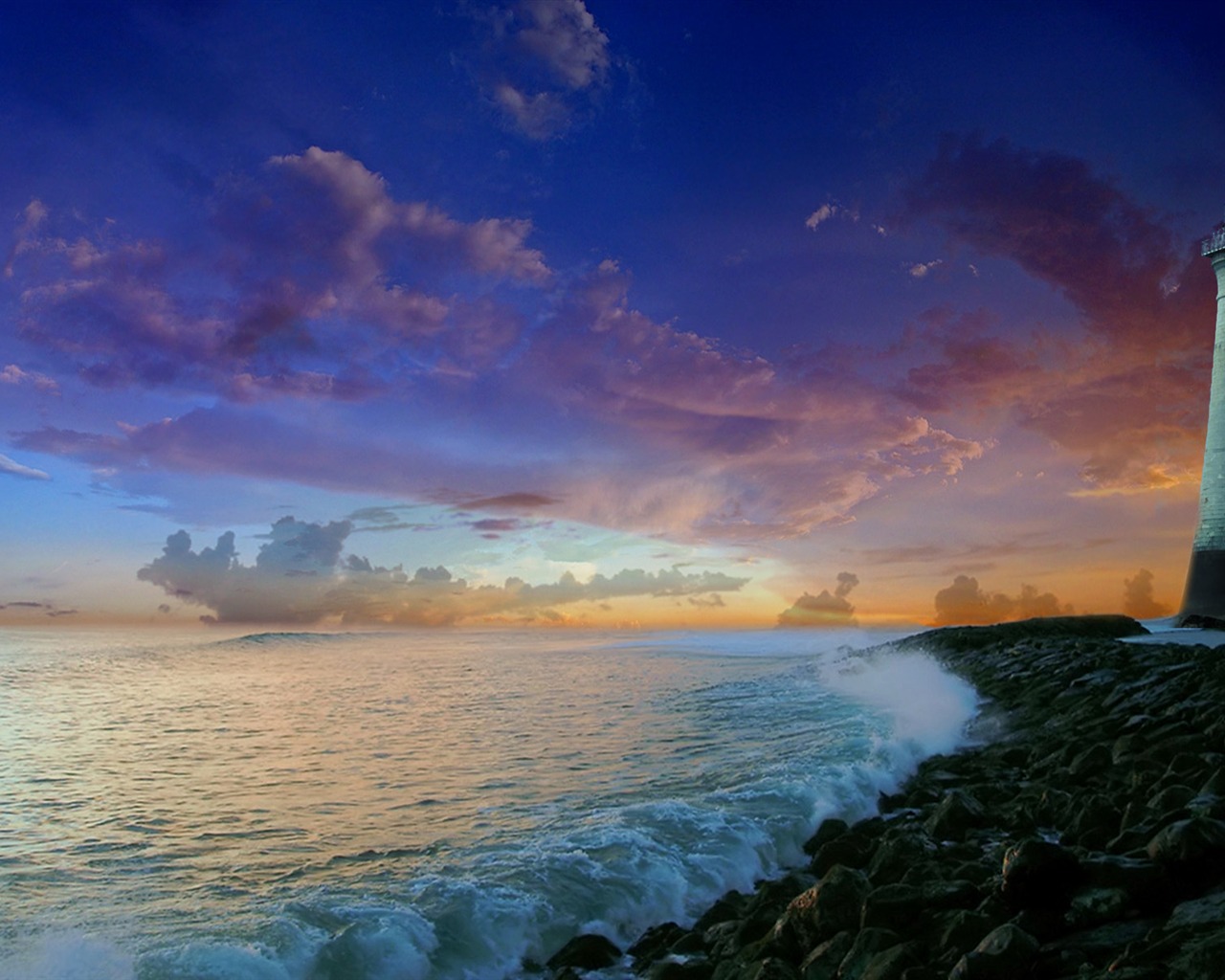 Dream náladu Ranní HD Wallpaper #3 - 1280x1024