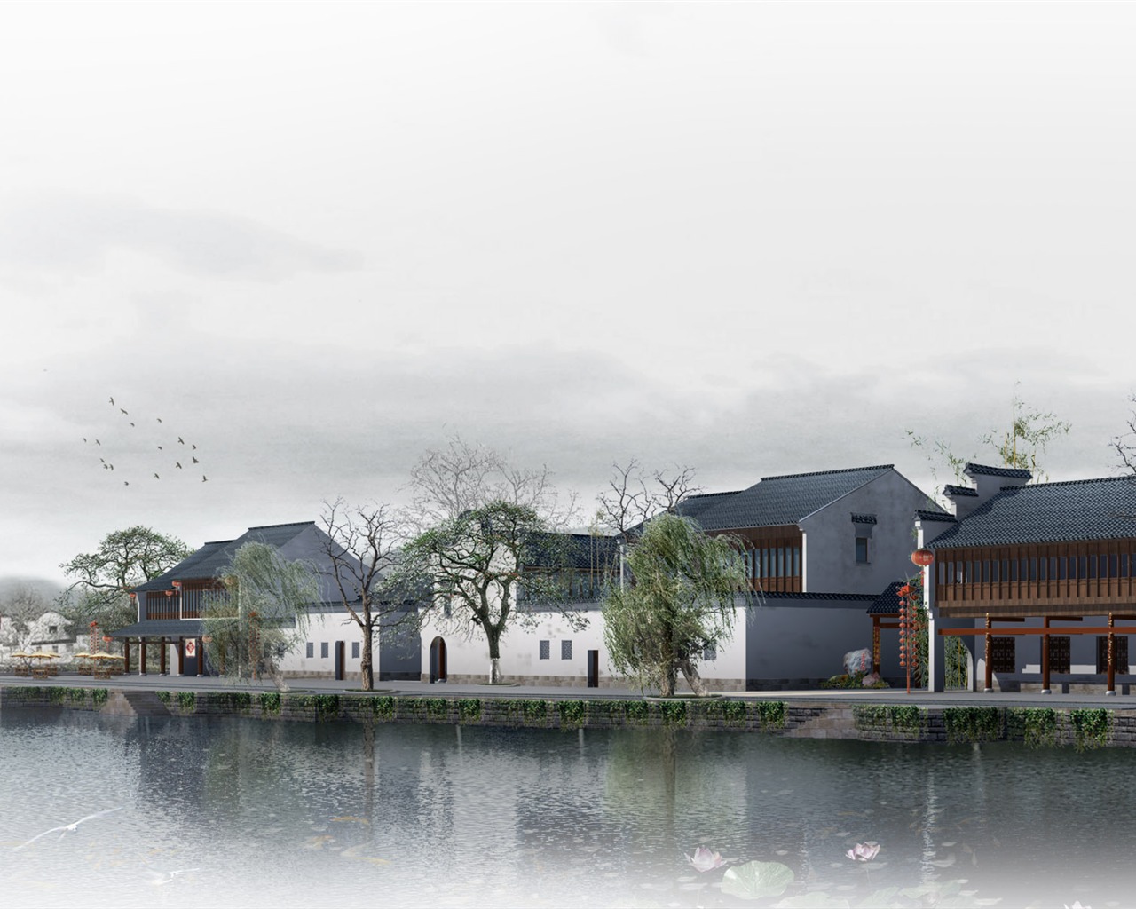 建築園林精美壁紙 #9 - 1280x1024