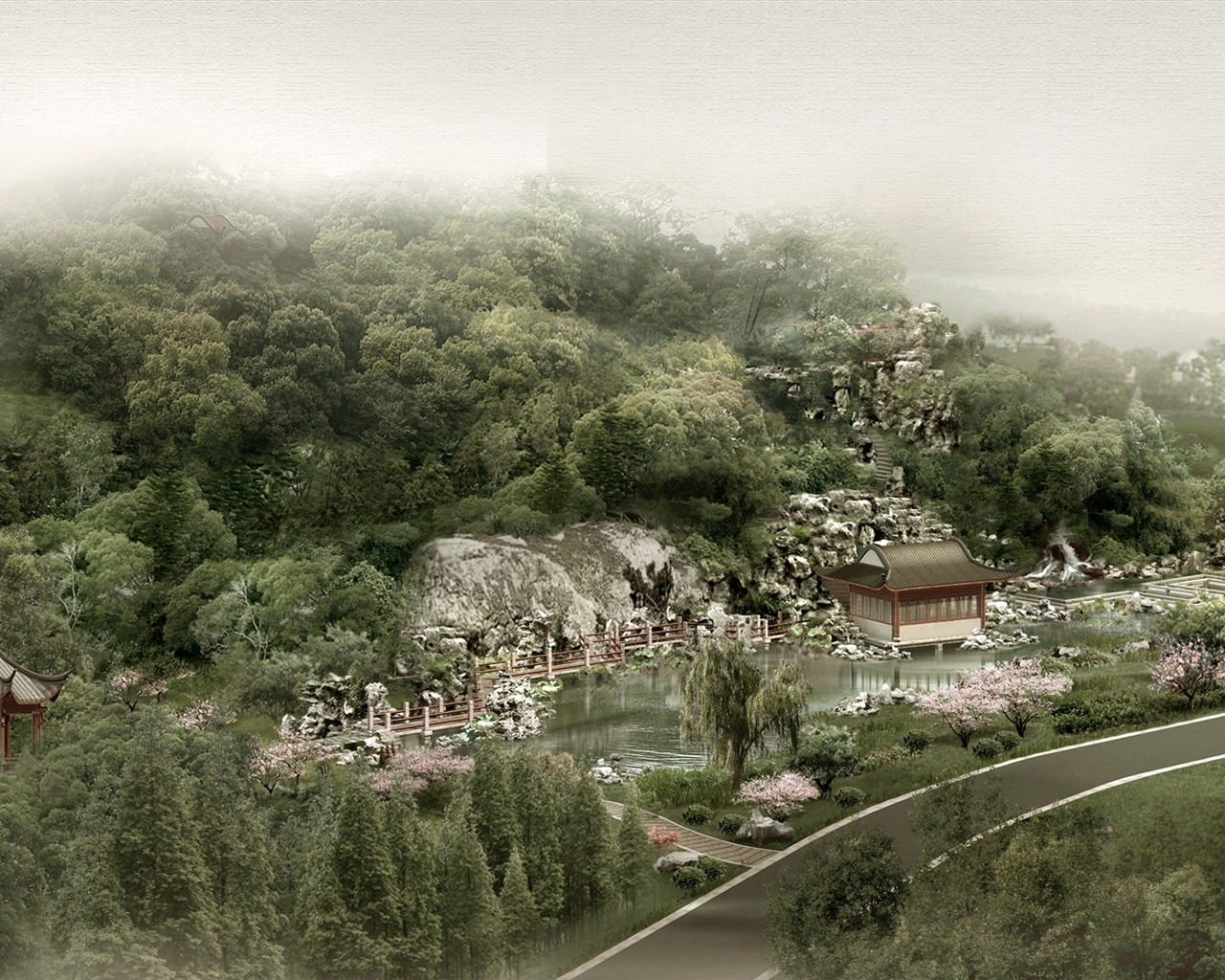 建築園林精美壁紙 #37 - 1280x1024