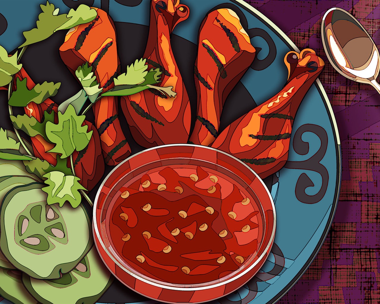 Colorful Food Wallpaper #19 - 1280x1024