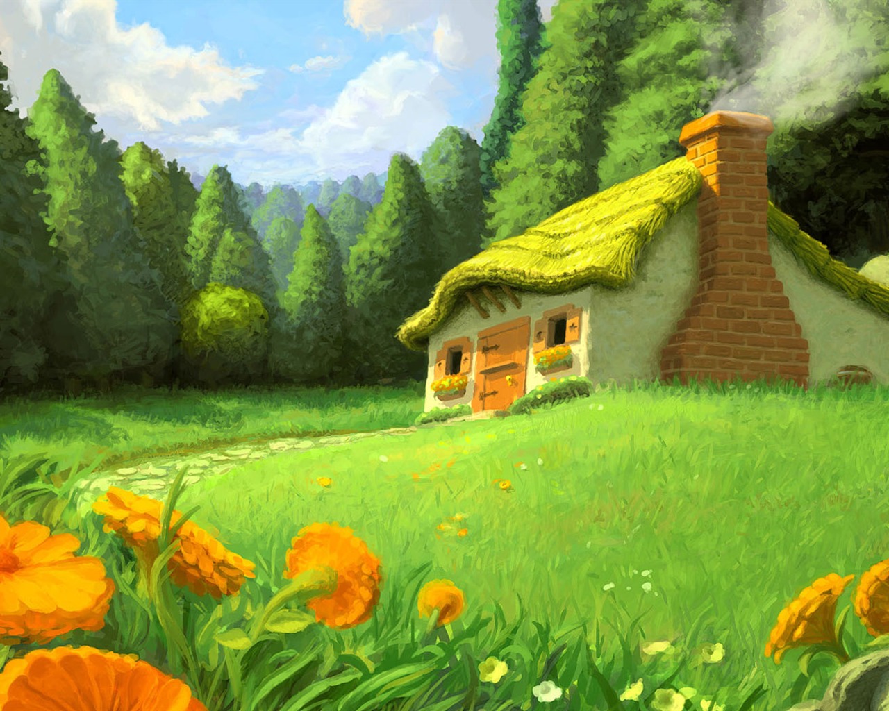 Play Scene exquisite wallpaper #6 - 1280x1024