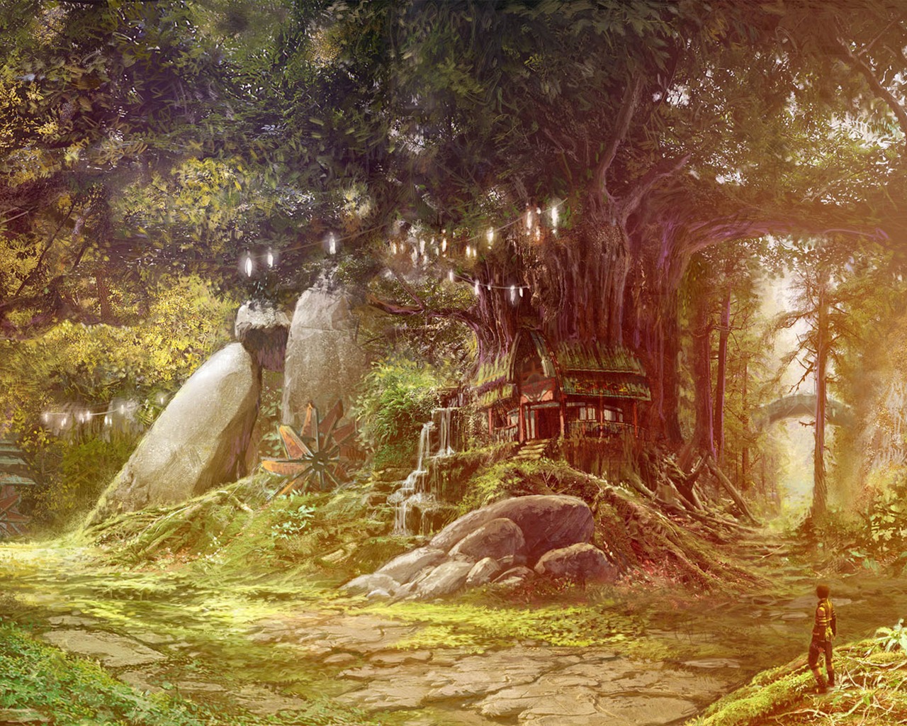 Play Scene exquisite wallpaper #25 - 1280x1024