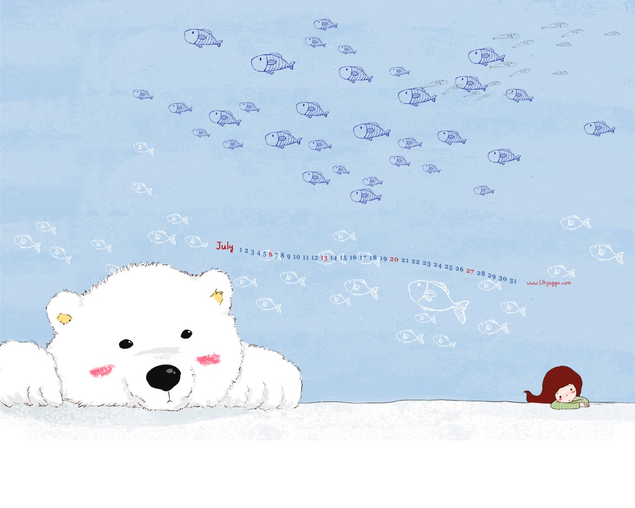 韓國Soo-Hyun柔美插畫 #3 - 1280x1024