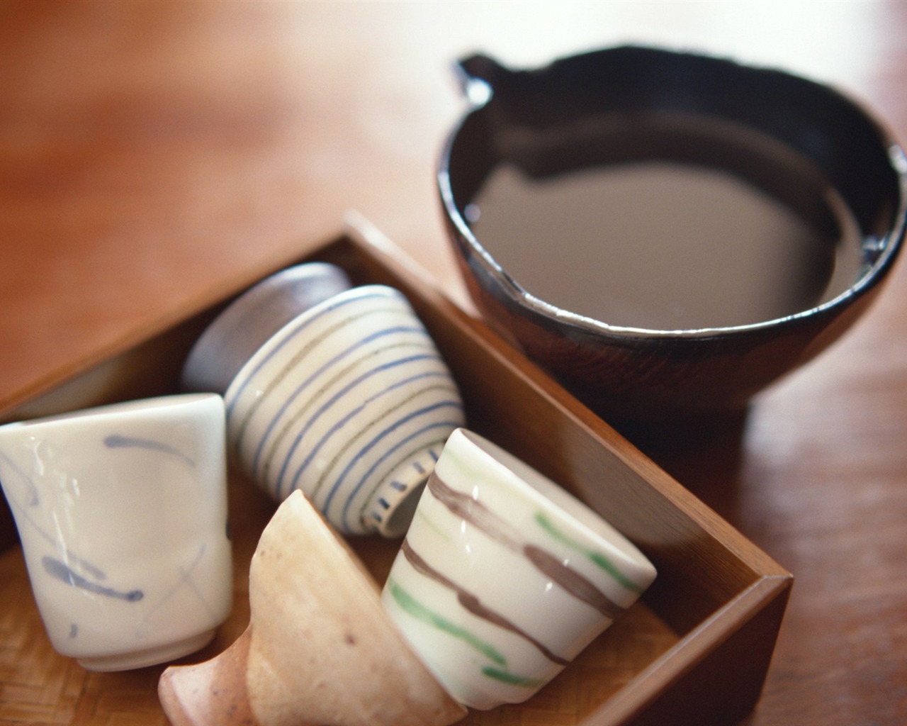 Fondo de pantalla de fotos Ceremonia del té japonesa #4 - 1280x1024