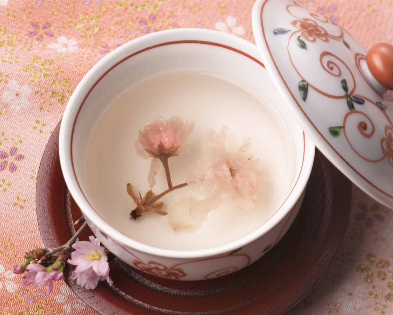 Fondo de pantalla de fotos Ceremonia del té japonesa #7 - 1280x1024