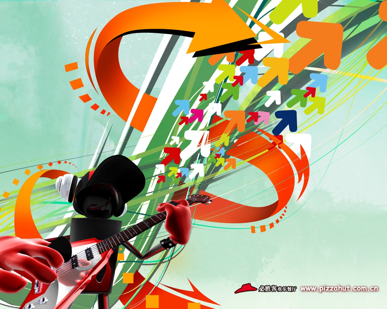 Pizza Hut reklamní design tapety (1) #10 - 1280x1024