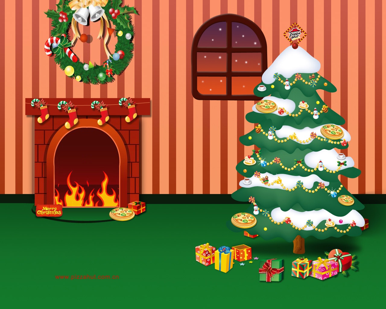 Pizza Hut reklamní design tapety (1) #28 - 1280x1024