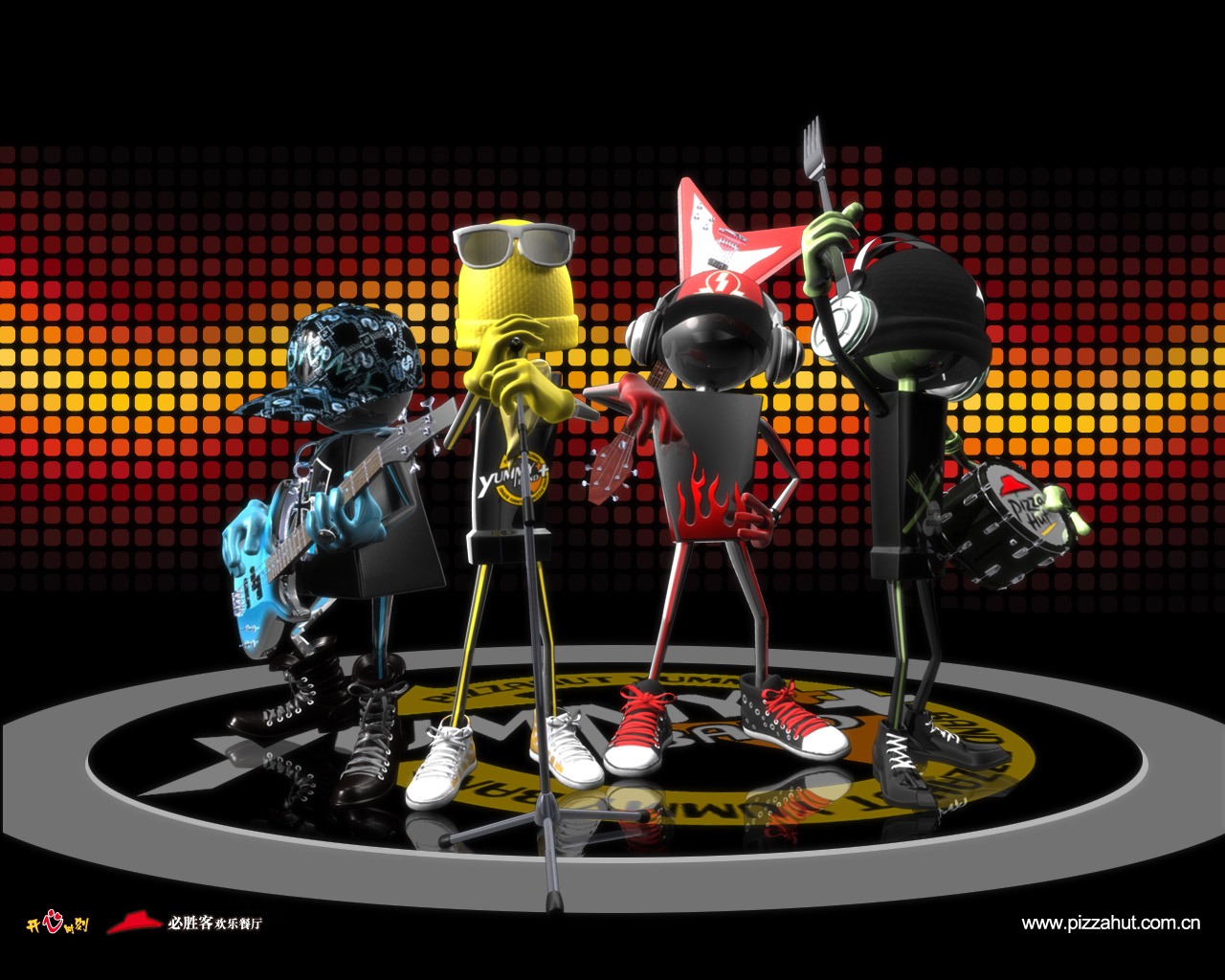 Pizza Hut reklamní design tapetu (2) #16 - 1280x1024