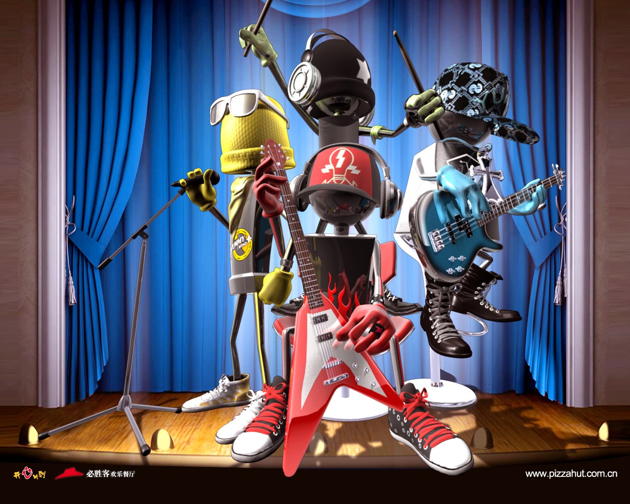 Pizza Hut advertising design wallpaper (2) #28 - 1280x1024