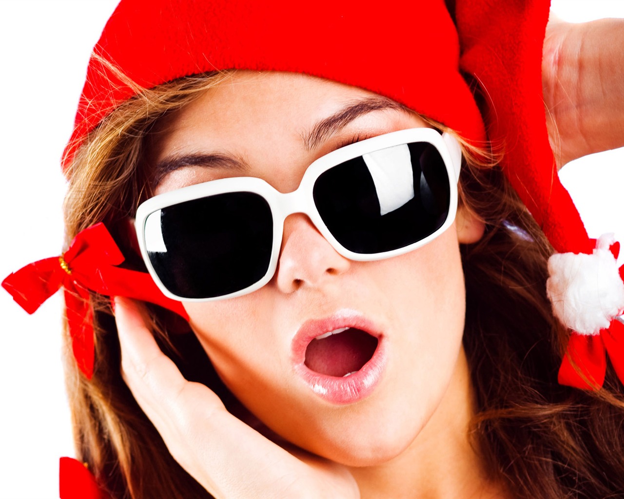 Christmas Girls wallpaper album (2) #17 - 1280x1024