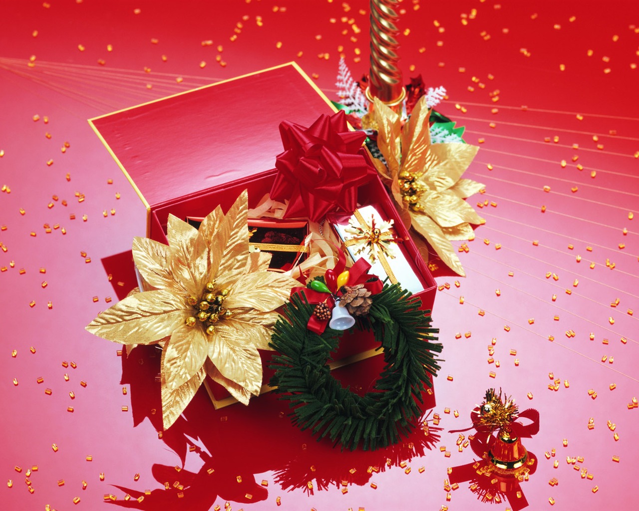 Christmas landscaping series wallpaper (5) #1 - 1280x1024