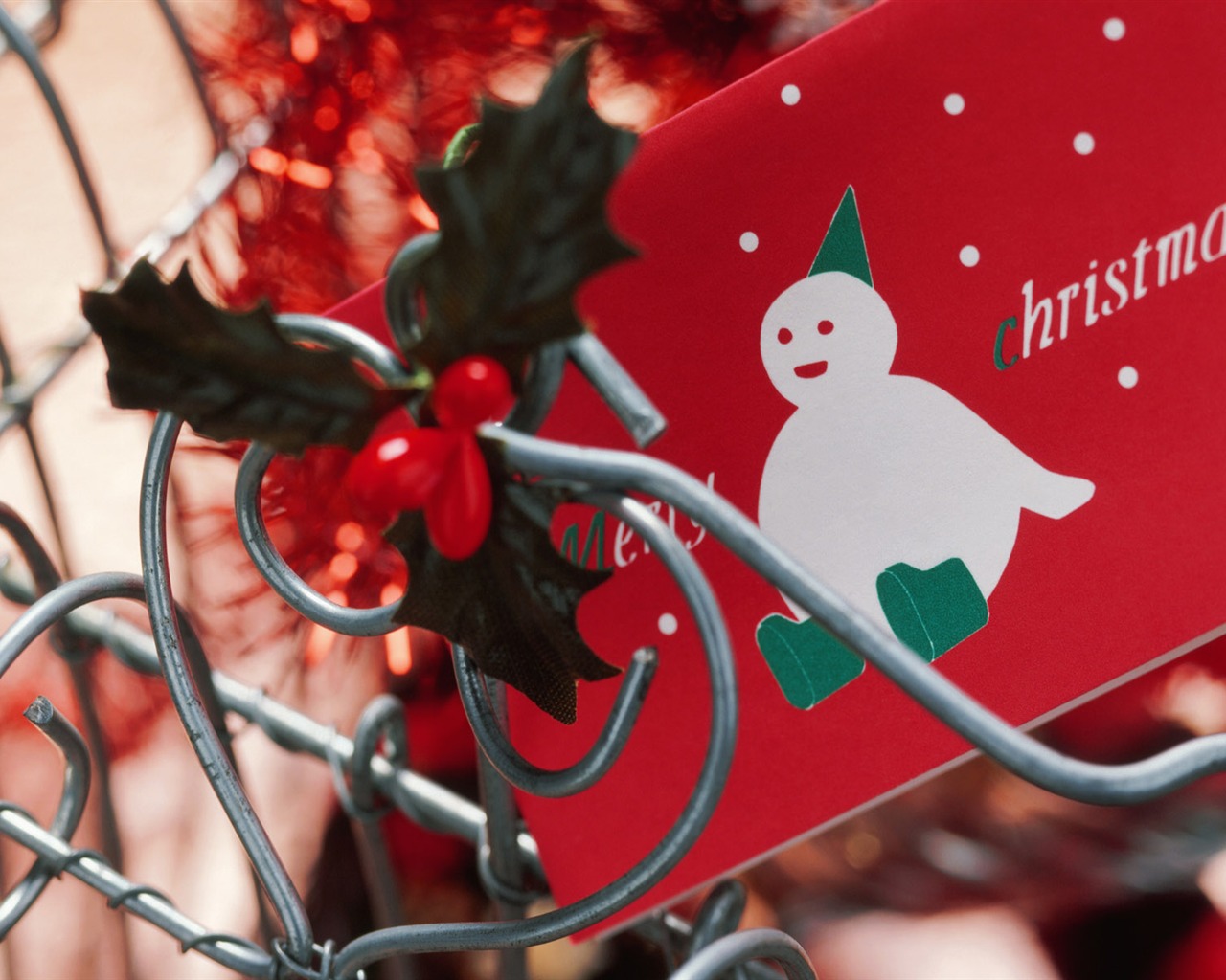 Christmas landscaping series wallpaper (5) #19 - 1280x1024