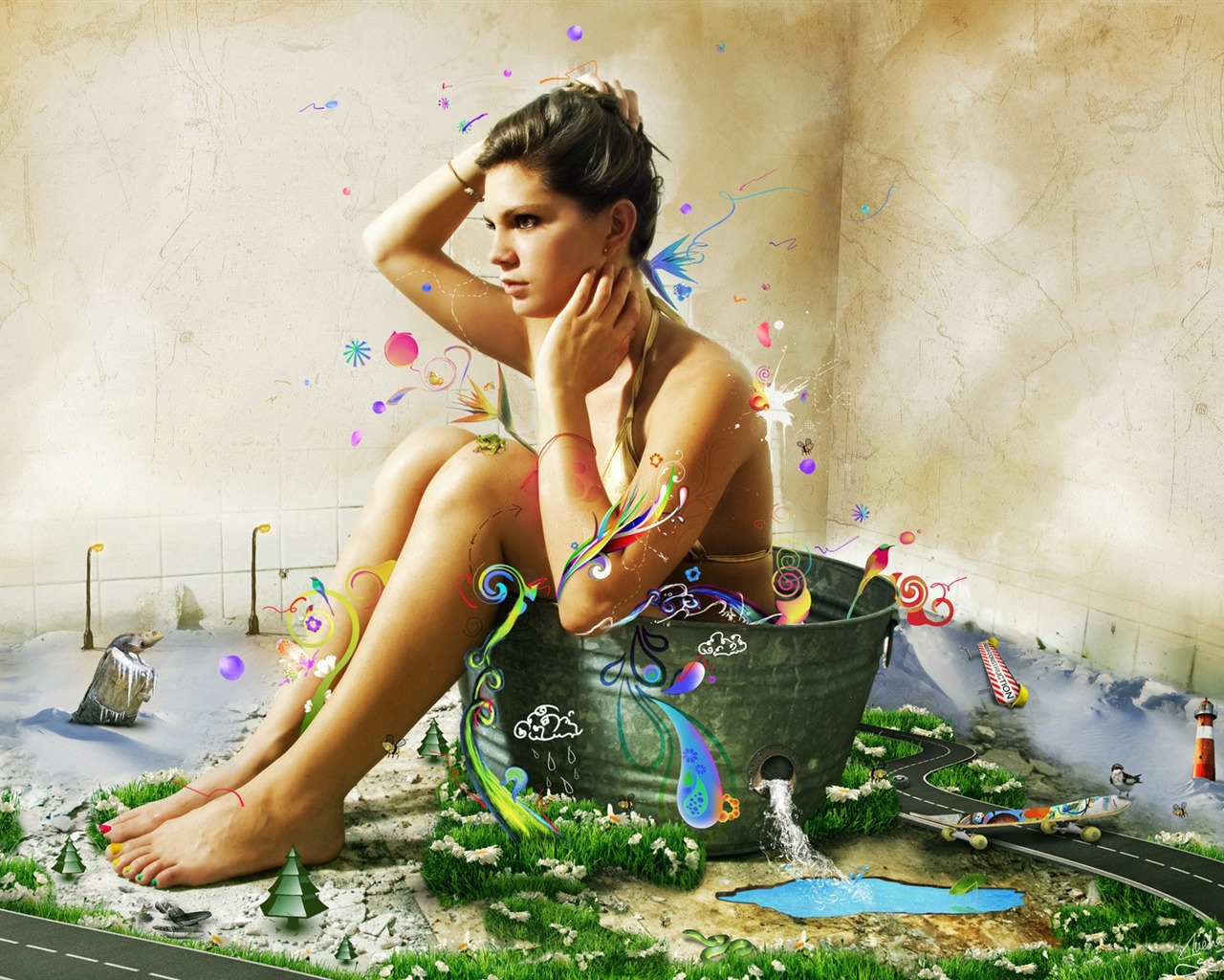 Ilustrace Design kolekce Wallpaper #1 - 1280x1024