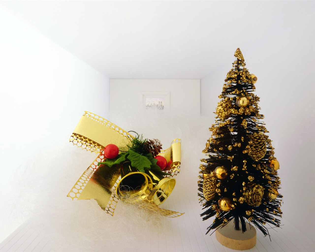 Christmas landscaping series wallpaper (8) #3 - 1280x1024