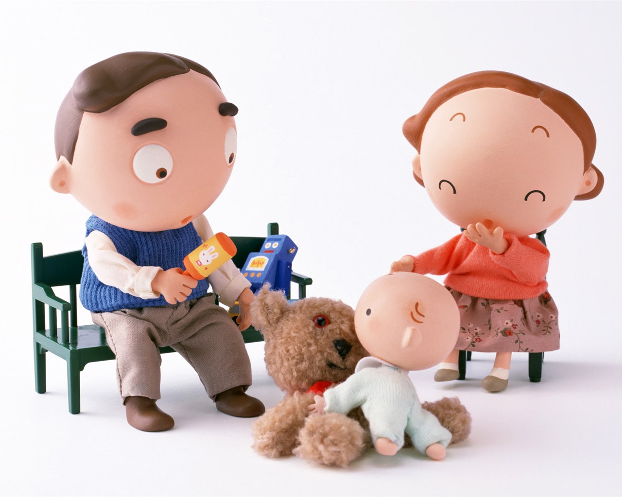 Happy Family wallpaper album (2) #9 - 1280x1024