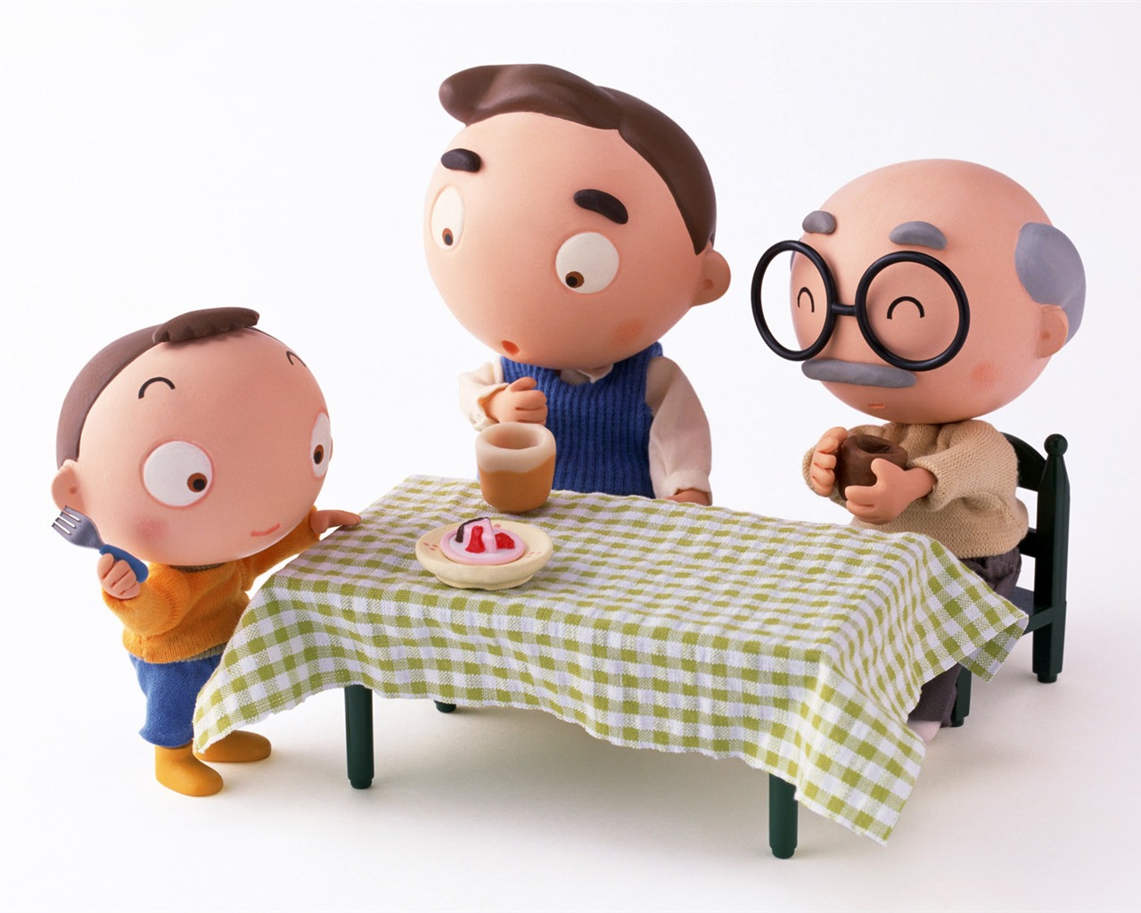 Happy Family wallpaper album (2) #12 - 1280x1024