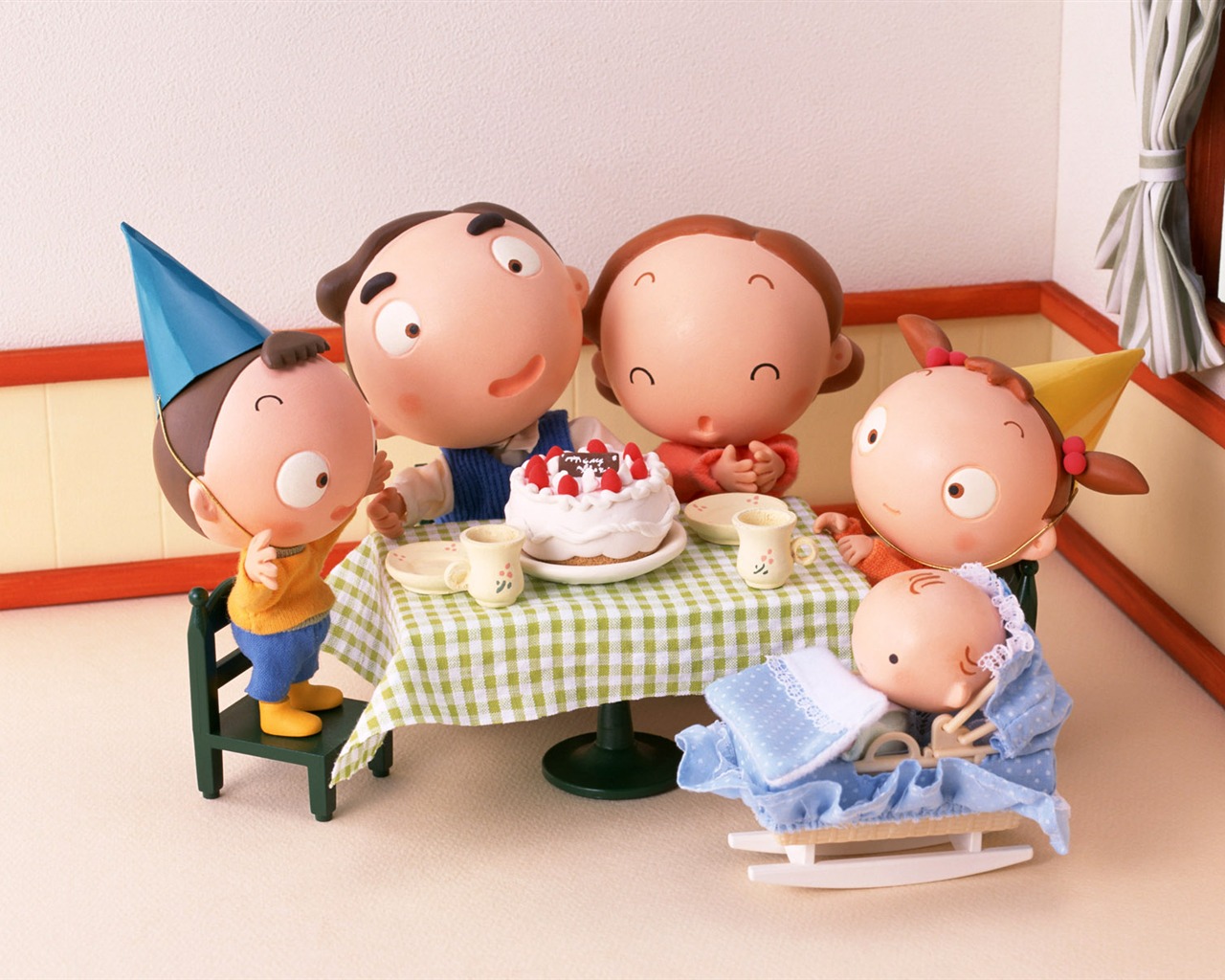 Happy Family wallpaper album (3) #6 - 1280x1024