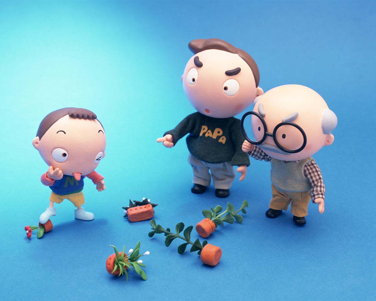 Happy Family wallpaper album (3) #18 - 1280x1024