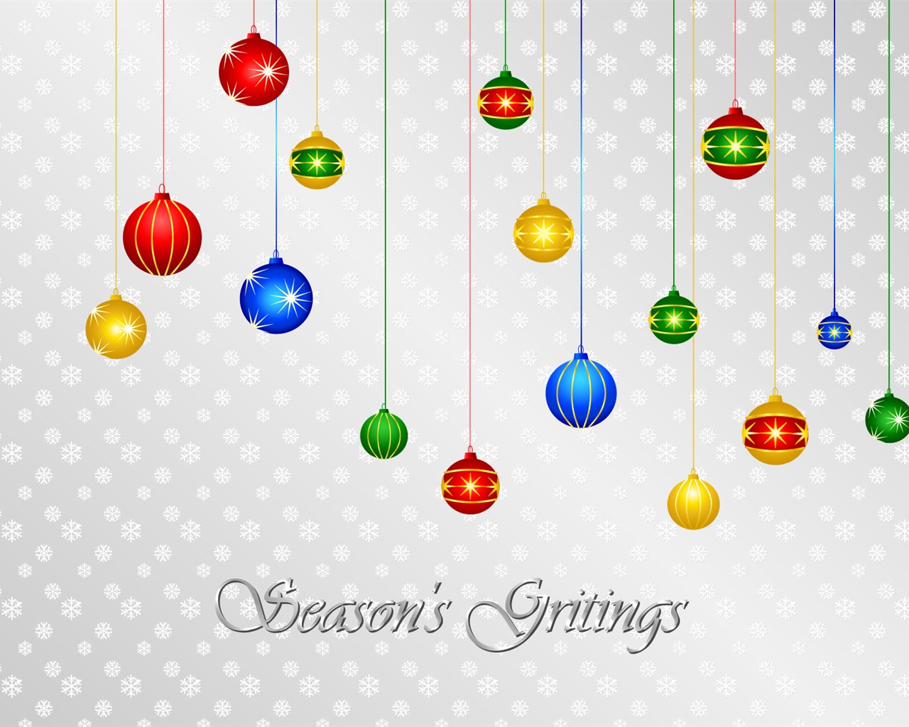 Christmas landscaping series wallpaper (10) #3 - 1280x1024