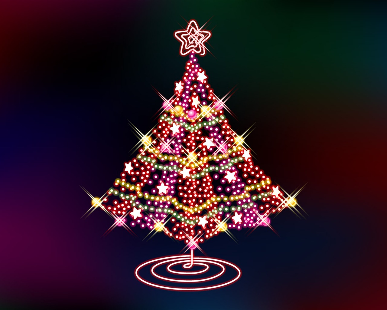 Christmas landscaping series wallpaper (10) #8 - 1280x1024