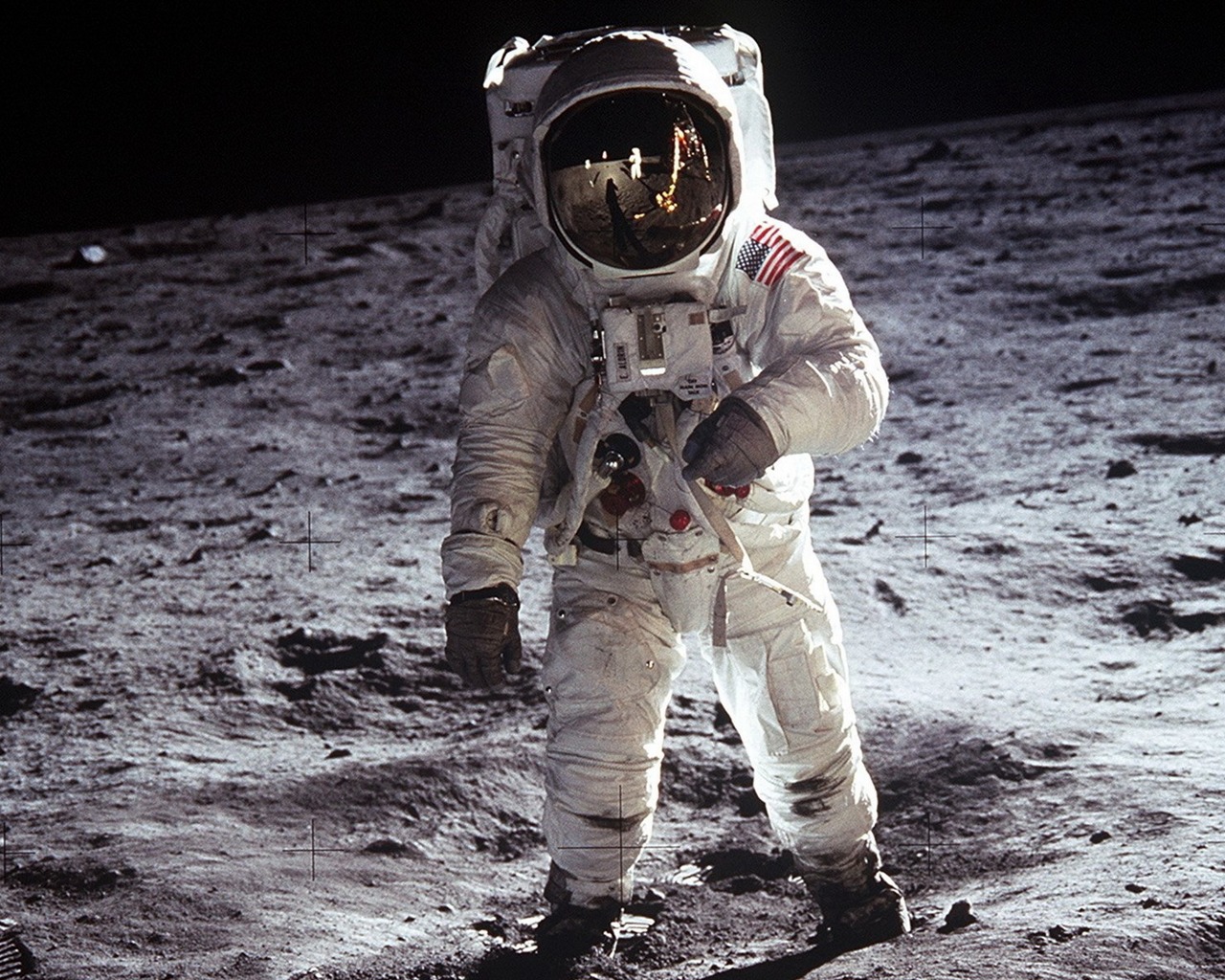 Apollo 11 vzácných fotografií na plochu #1 - 1280x1024