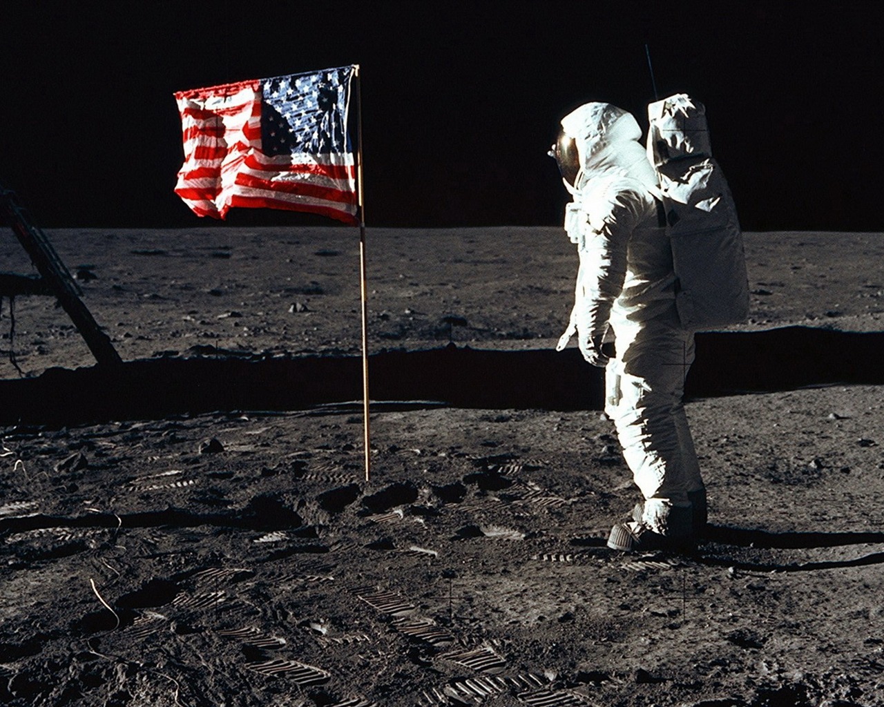 Apollo 11 vzácných fotografií na plochu #19 - 1280x1024