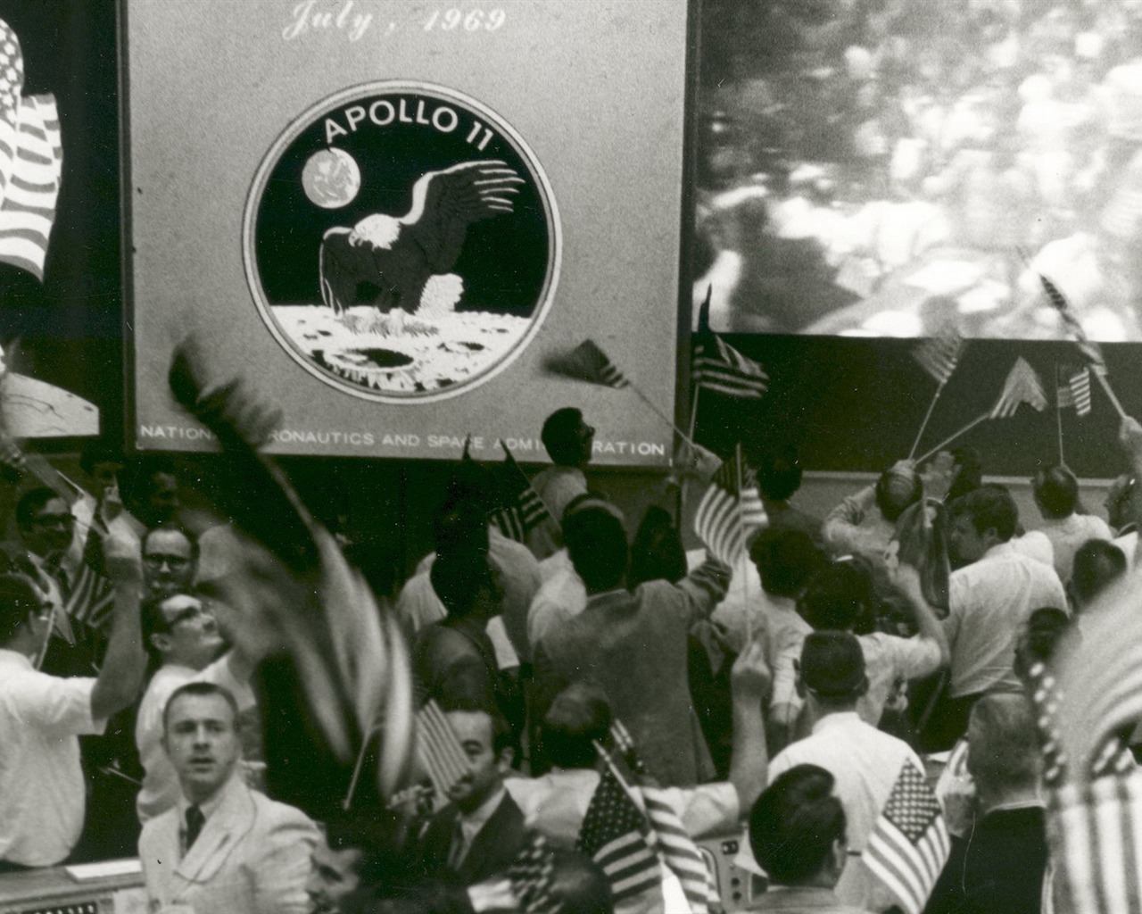 アポロ11号珍しい写真壁紙 #28 - 1280x1024