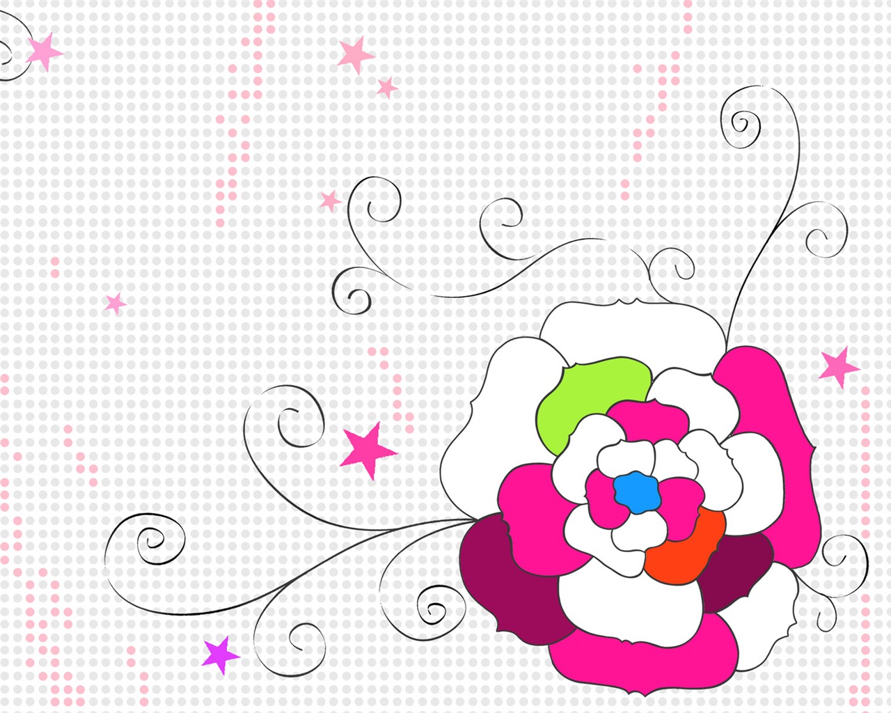 Synthetic Flower HD Wallpapers #24 - 1280x1024
