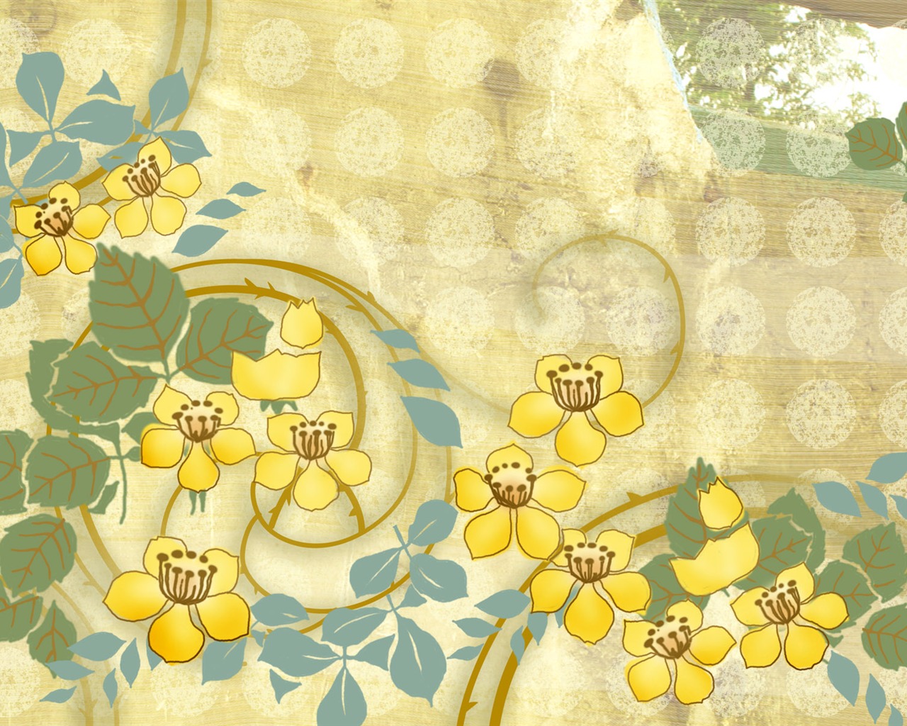 合成花卉 高清壁紙 #38 - 1280x1024