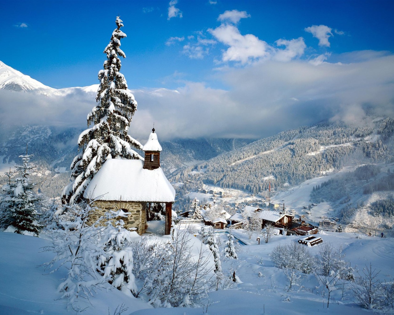 Hermoso paisaje de Austria Fondos de pantalla #14 - 1280x1024