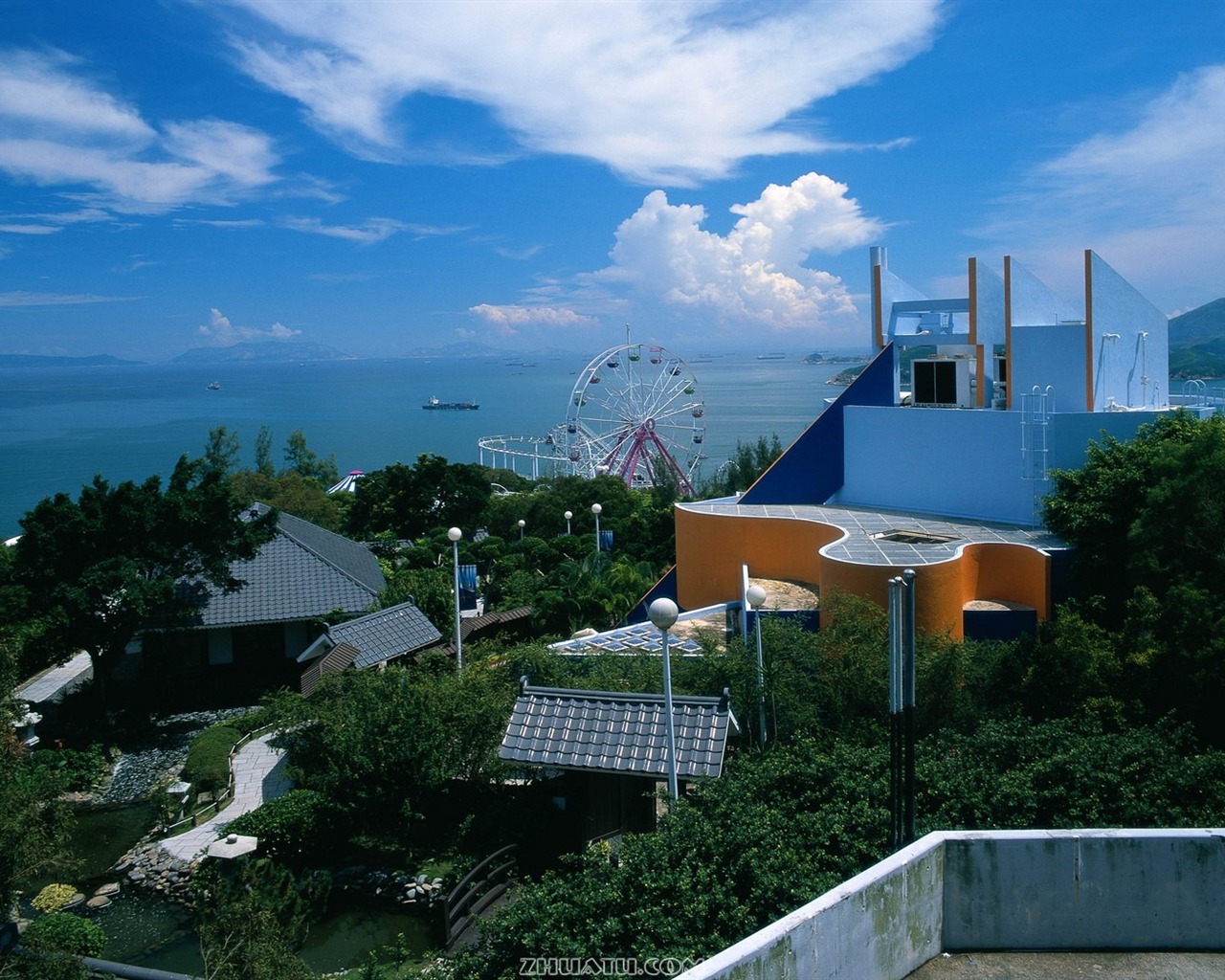 Harbor Scenery Widescreen Wallpapers #2 - 1280x1024
