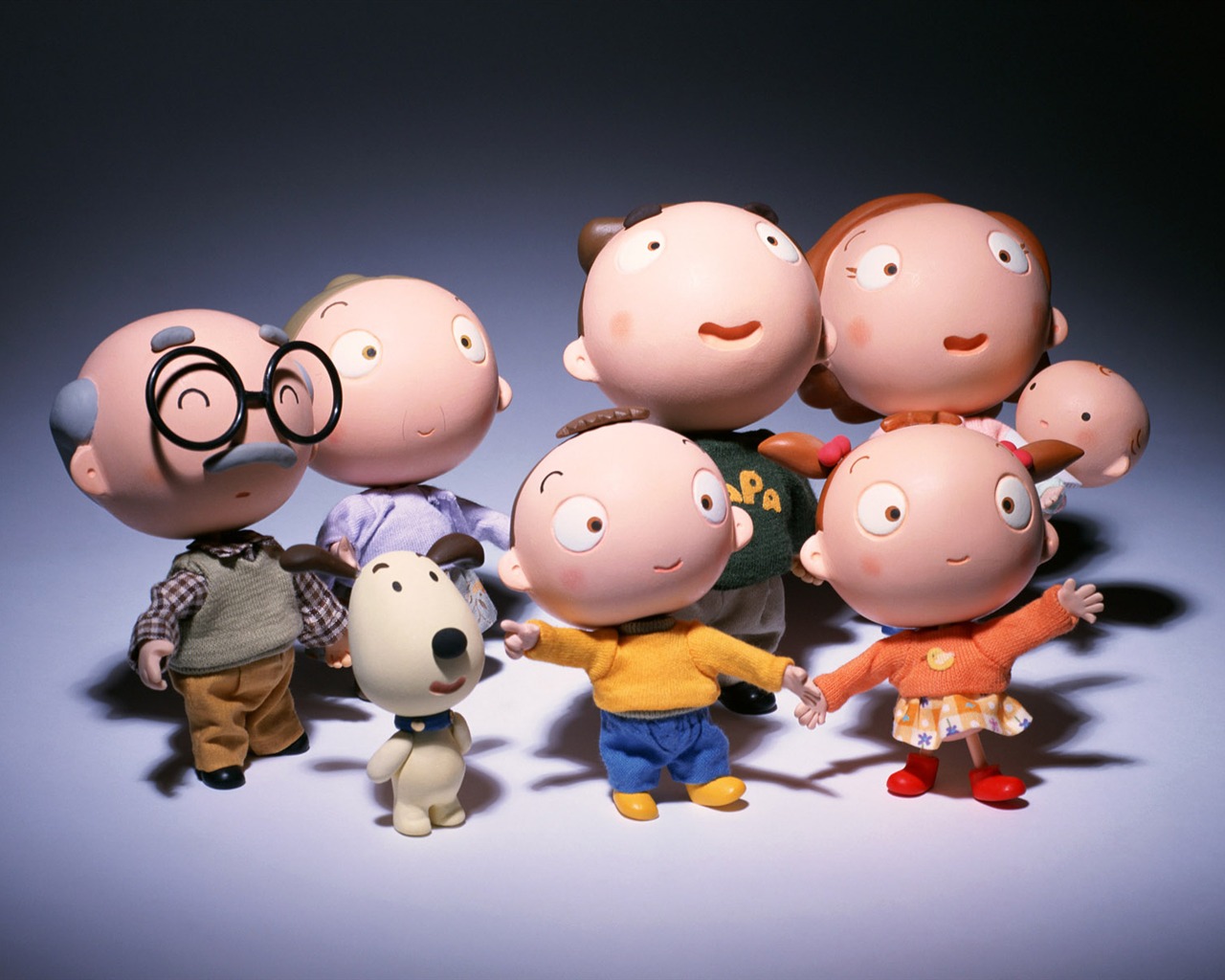 Happy Family wallpaper album (5) #1 - 1280x1024
