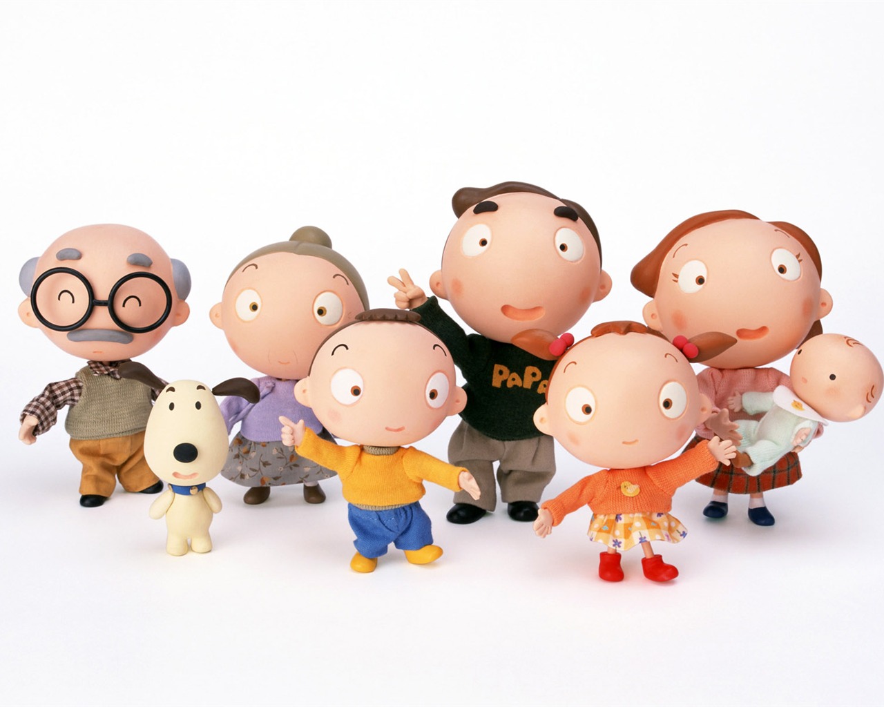 Happy Family wallpaper album (5) #18 - 1280x1024