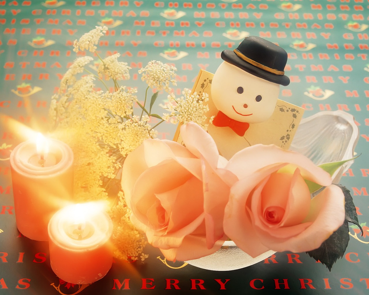 Christmas landscaping series wallpaper (12) #6 - 1280x1024