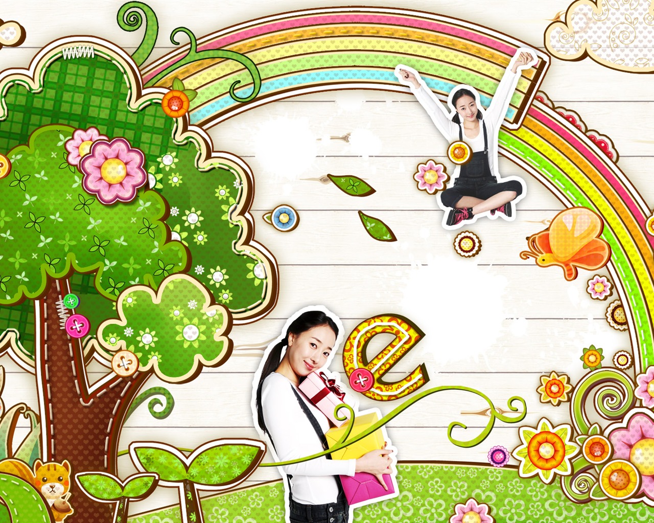 合成人物高清壁紙 #22 - 1280x1024