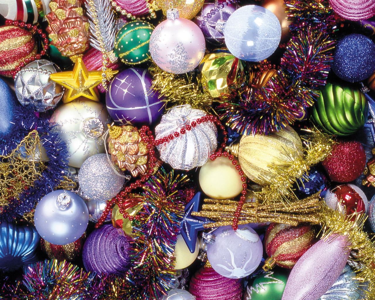 Christmas landscaping series wallpaper (13) #8 - 1280x1024