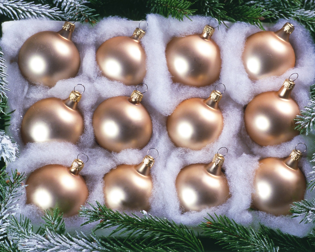 Christmas landscaping series wallpaper (13) #18 - 1280x1024