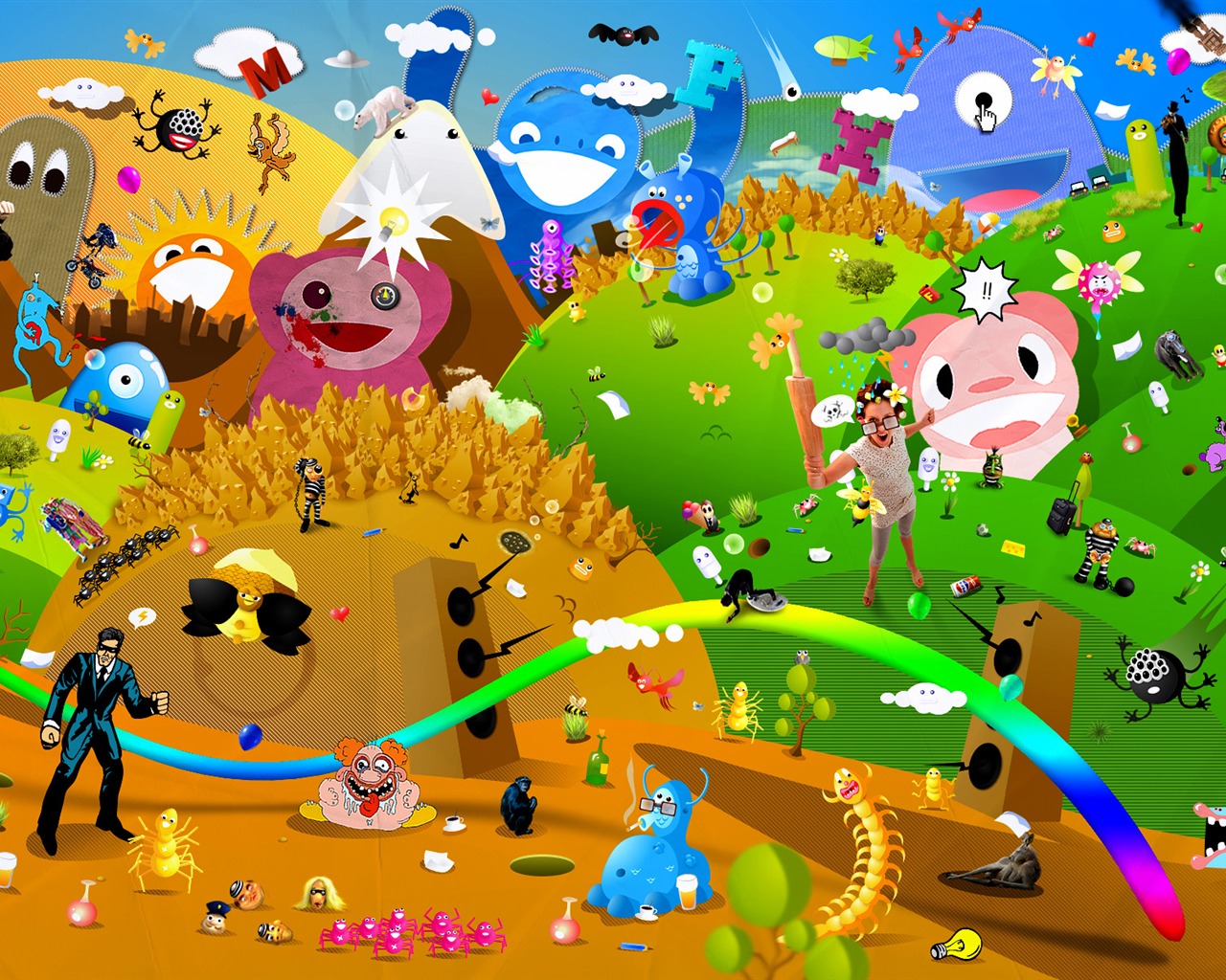 Cool design wallpaper selection #3 - 1280x1024