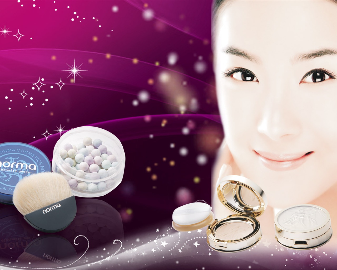 Cosmetics Advertising Wallpaper Album (2) #14 - 1280x1024