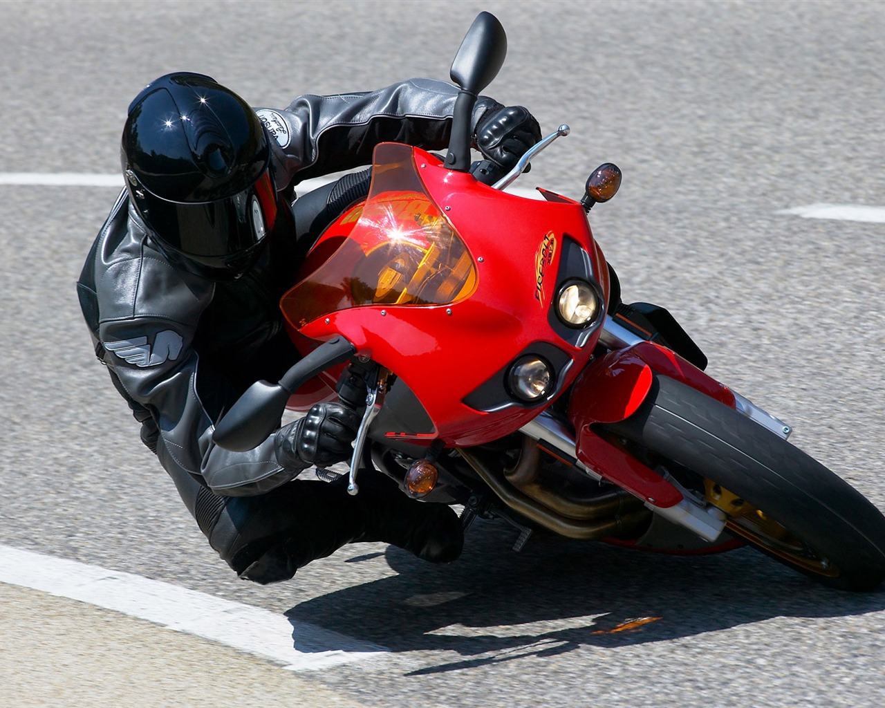 Turn Motocykl Tapeta Kolekce #23 - 1280x1024