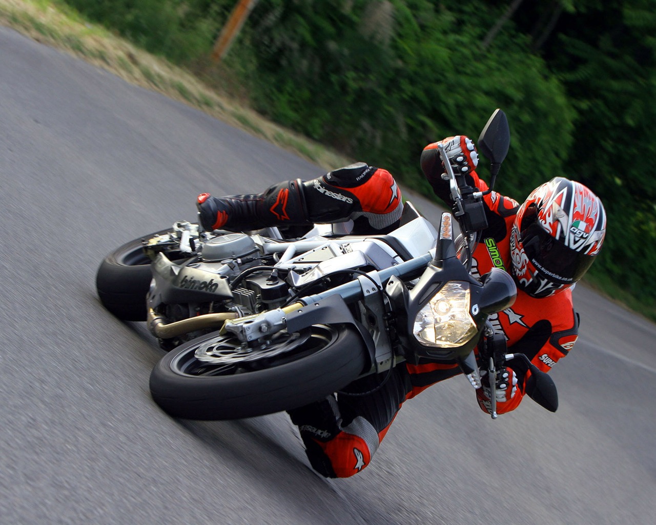 Turn Motocykl Tapeta Kolekce #34 - 1280x1024