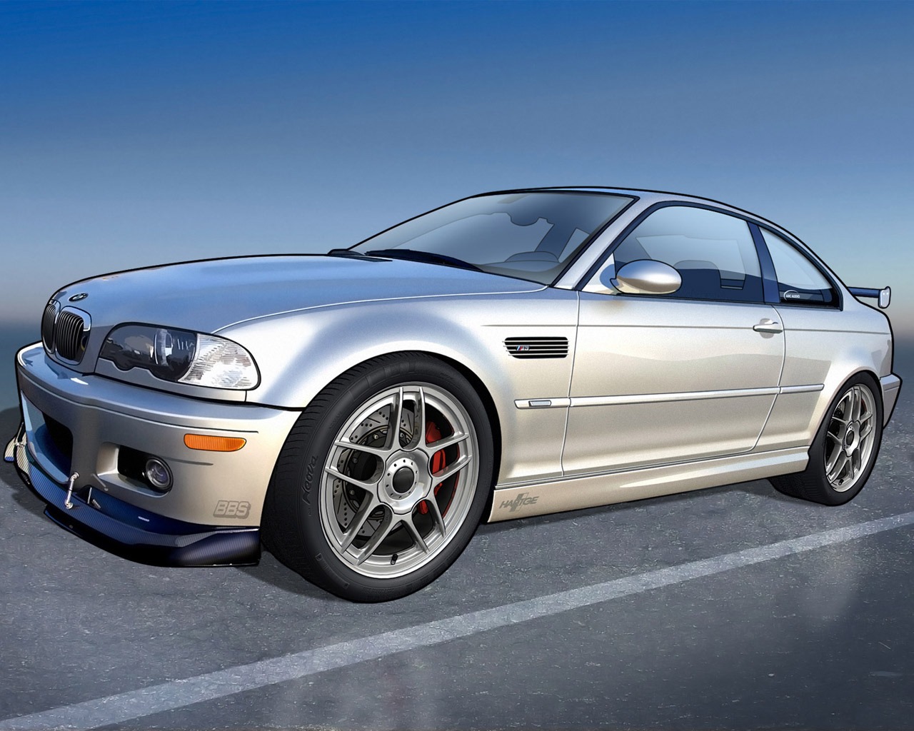 Computer Photoshop hand-painted wallpaper car #40 - 1280x1024