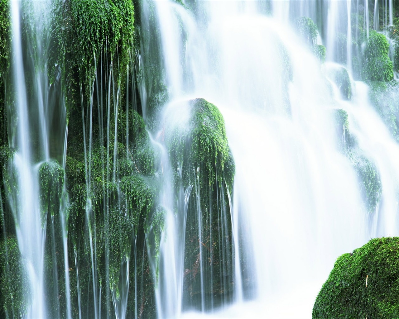 Vodopád toky HD Tapety na plochu #28 - 1280x1024